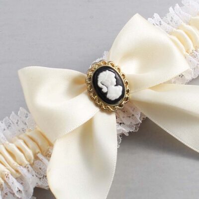 Ivory and White Lace Wedding Garter / Ivory and White Wedding Garters / Wedding Garter / Custom Wedding Garter / Bridal Garter / Prom Garter / Linda Joyce Couture / Personalized Garter / Personalized Wedding Garter / Personalized Prom Garter