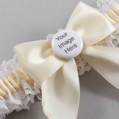 Ivory and White Lace Wedding Garter / Ivory and White Wedding Garters / Wedding Garter / Custom Wedding Garter / Bridal Garter / Prom Garter / Linda Joyce Couture / Personalized Garter / Personalized Wedding Garter / Personalized Prom Garter