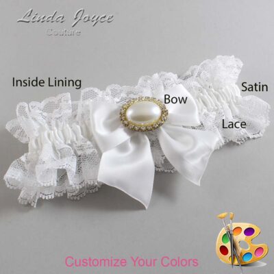 Couture Garters / Custom Wedding Garter / Customizable Wedding Garters / Personalized Wedding Garters / Nicole #11-B01-M28 / Wedding Garters / Bridal Garter / Prom Garter / Linda Joyce Couture