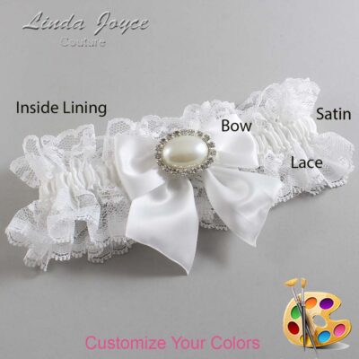 Couture Garters / Custom Wedding Garter / Customizable Wedding Garters / Personalized Wedding Garters / Nicole #11-B01-M30 / Wedding Garters / Bridal Garter / Prom Garter / Linda Joyce Couture