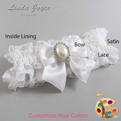 Couture Garters / Custom Wedding Garter / Customizable Wedding Garters / Personalized Wedding Garters / Maggie #11-B01-M31 / Wedding Garters / Bridal Garter / Prom Garter / Linda Joyce Couture