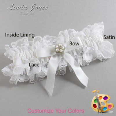 Couture Garters / Custom Wedding Garter / Customizable Wedding Garters / Personalized Wedding Garters / Amelia #11-B03-M20 / Wedding Garters / Bridal Garter / Prom Garter / Linda Joyce Couture