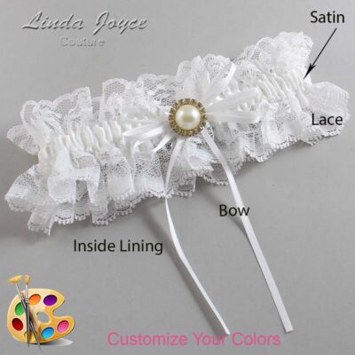 Couture Garters / Custom Wedding Garter / Customizable Wedding Garters / Personalized Wedding Garters / Faith #11-B10-M21 / Wedding Garters / Bridal Garter / Prom Garter / Linda Joyce Couture