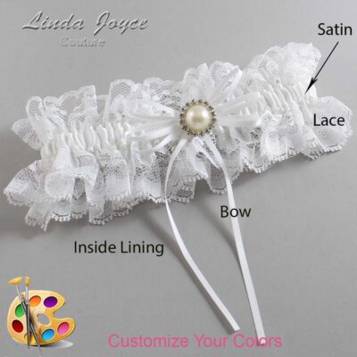 Couture Garters / Custom Wedding Garter / Customizable Wedding Garters / Personalized Wedding Garters / Faith #11-B10-M22 / Wedding Garters / Bridal Garter / Prom Garter / Linda Joyce Couture