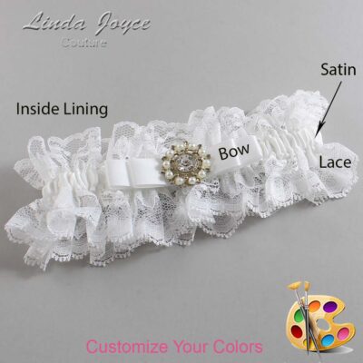Couture Garters / Custom Wedding Garter / Customizable Wedding Garters / Personalized Wedding Garters / Kelsea #11-B20-M14 / Wedding Garters / Bridal Garter / Prom Garter / Linda Joyce Couture