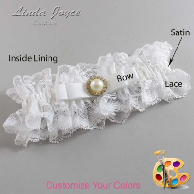 Couture Garters / Custom Wedding Garter / Customizable Wedding Garters / Personalized Wedding Garters / Jade #11-B20-M21 / Wedding Garters / Bridal Garter / Prom Garter / Linda Joyce Couture