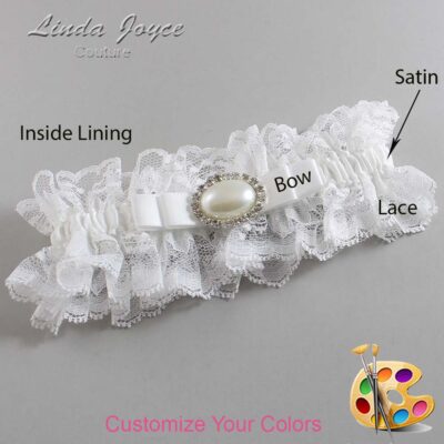 Couture Garters / Custom Wedding Garter / Customizable Wedding Garters / Personalized Wedding Garters / Martha #11-B20-M30 / Wedding Garters / Bridal Garter / Prom Garter / Linda Joyce Couture