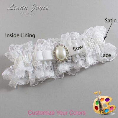 Couture Garters / Custom Wedding Garter / Customizable Wedding Garters / Personalized Wedding Garters / Molly #11-B20-M31 / Wedding Garters / Bridal Garter / Prom Garter / Linda Joyce Couture