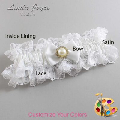 Couture Garters / Custom Wedding Garter / Customizable Wedding Garters / Personalized Wedding Garters / Carlene #11-B21-M21 / Wedding Garters / Bridal Garter / Prom Garter / Linda Joyce Couture