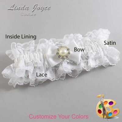 Couture Garters / Custom Wedding Garter / Customizable Wedding Garters / Personalized Wedding Garters / Ashlynn #11-B21-M24 / Wedding Garters / Bridal Garter / Prom Garter / Linda Joyce Couture