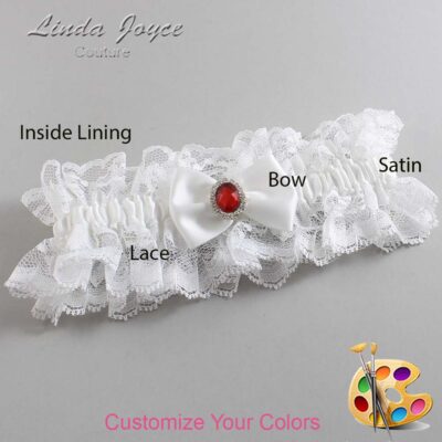 Couture Garters / Custom Wedding Garter / Customizable Wedding Garters / Personalized Wedding Garters / Lesley #11-B21-M26 / Wedding Garters / Bridal Garter / Prom Garter / Linda Joyce Couture