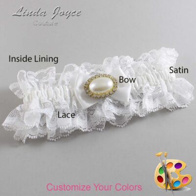 Couture Garters / Custom Wedding Garter / Customizable Wedding Garters / Personalized Wedding Garters / Bernie #11-B21-M28 / Wedding Garters / Bridal Garter / Prom Garter / Linda Joyce Couture