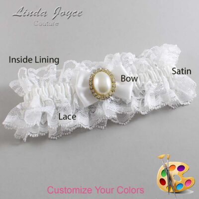Couture Garters / Custom Wedding Garter / Customizable Wedding Garters / Personalized Wedding Garters / Chelsea #11-B21-M29 / Wedding Garters / Bridal Garter / Prom Garter / Linda Joyce Couture