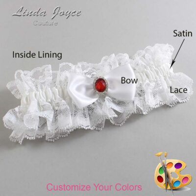 Couture Garters / Custom Wedding Garter / Customizable Wedding Garters / Personalized Wedding Garters / Gayla #11-B31-M26 / Wedding Garters / Bridal Garter / Prom Garter / Linda Joyce Couture