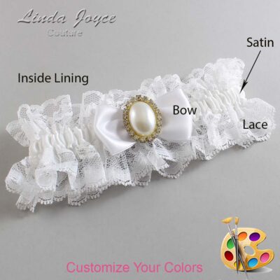 Couture Garters / Custom Wedding Garter / Customizable Wedding Garters / Personalized Wedding Garters / Mindy #11-B31-M29 / Wedding Garters / Bridal Garter / Prom Garter / Linda Joyce Couture