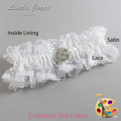 Couture Garters / Custom Wedding Garter / Customizable Wedding Garters / Personalized Wedding Garters / Belle #11-M11 / Wedding Garters / Bridal Garter / Prom Garter / Linda Joyce Couture