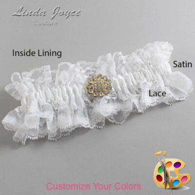Couture Garters / Custom Wedding Garter / Customizable Wedding Garters / Personalized Wedding Garters / Lynnette #11-M12 / Wedding Garters / Bridal Garter / Prom Garter / Linda Joyce Couture