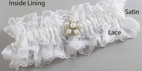 Couture Garters / Custom Wedding Garter / Customizable Wedding Garters / Personalized Wedding Garters / Liza #11-M13 / Wedding Garters / Bridal Garter / Prom Garter / Linda Joyce Couture
