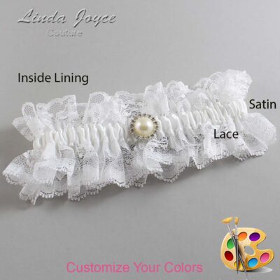 Couture Garters / Custom Wedding Garter / Customizable Wedding Garters / Personalized Wedding Garters / Dana #11-M22 / Wedding Garters / Bridal Garter / Prom Garter / Linda Joyce Couture