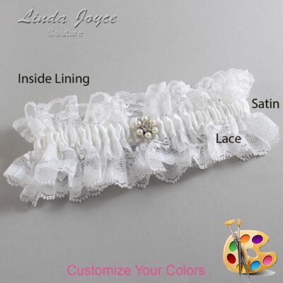Couture Garters / Custom Wedding Garter / Customizable Wedding Garters / Personalized Wedding Garters / Ella #11-M23 / Wedding Garters / Bridal Garter / Prom Garter / Linda Joyce Couture