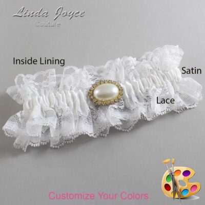 Couture Garters / Custom Wedding Garter / Customizable Wedding Garters / Personalized Wedding Garters / Jane #11-M28 / Wedding Garters / Bridal Garter / Prom Garter / Linda Joyce Couture