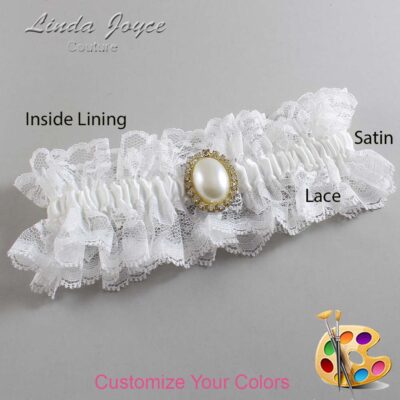 Couture Garters / Custom Wedding Garter / Customizable Wedding Garters / Personalized Wedding Garters / Halle #11-M29 / Wedding Garters / Bridal Garter / Prom Garter / Linda Joyce Couture