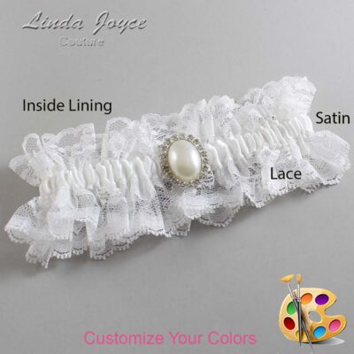 Couture Garters / Custom Wedding Garter / Customizable Wedding Garters / Personalized Wedding Garters / Halle #11-M31 / Wedding Garters / Bridal Garter / Prom Garter / Linda Joyce Couture